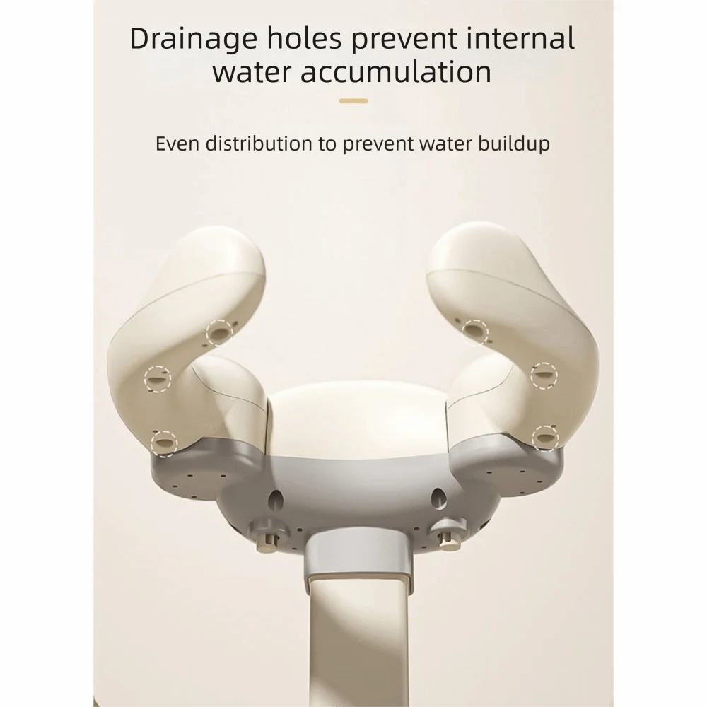 Non-Slip Baby Bath Stand Anti-Tip Free-Standing Baby Standing Shower Stand Safe Multifunctional Infant Bath Support