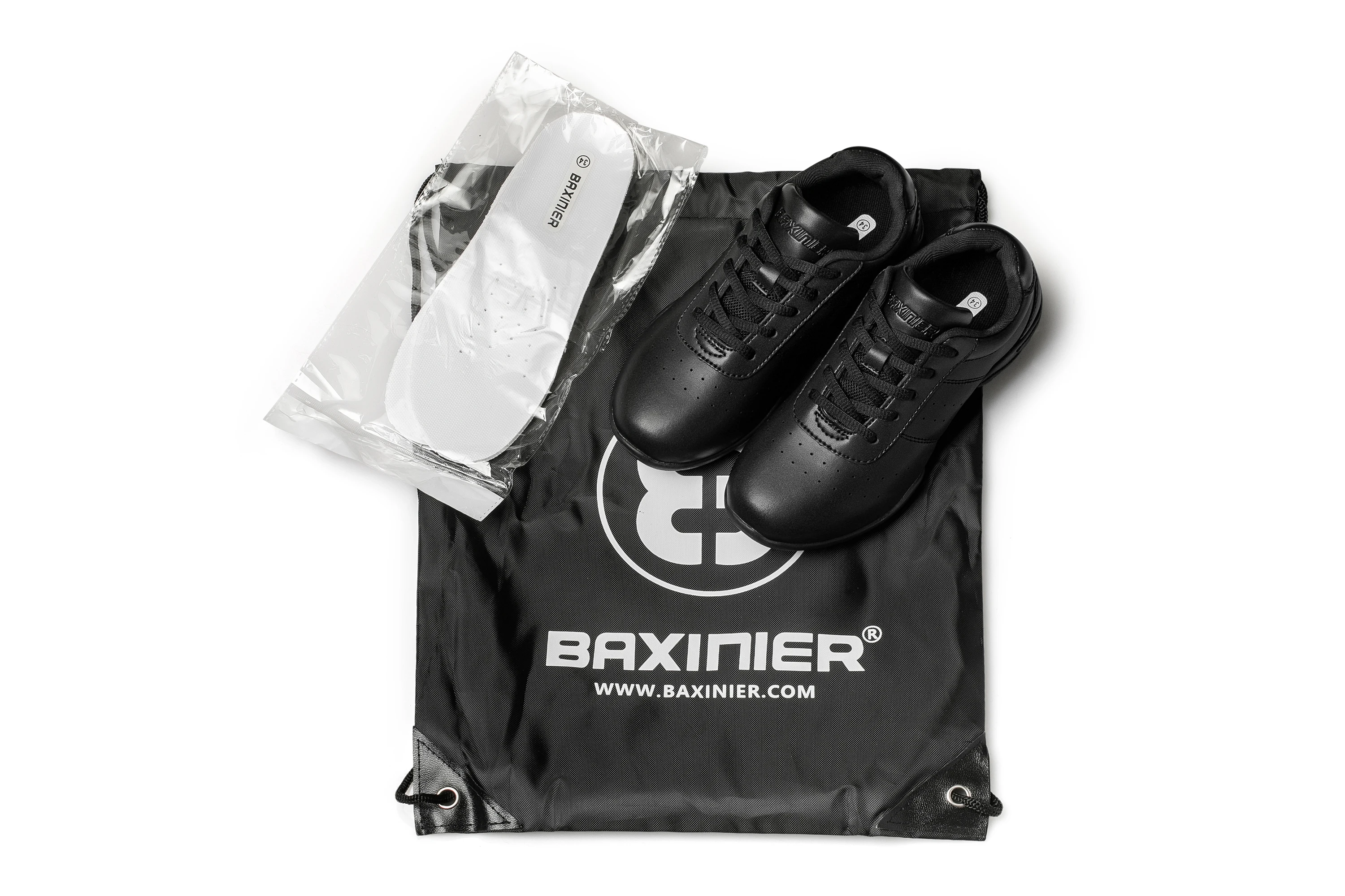 BAXINIER Girls White Dance Sneakers Kids Cheer Tennis Training Shoes Youth Competition Lightweight Cushioned Support