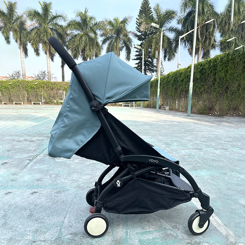 175° 2pcs/Set Sunshade&Cushion Thickening Breathable Canopy UPF50+ Cotton Mattress Yoyo/Yoyo2/Yoya Stroller Replacement Parts