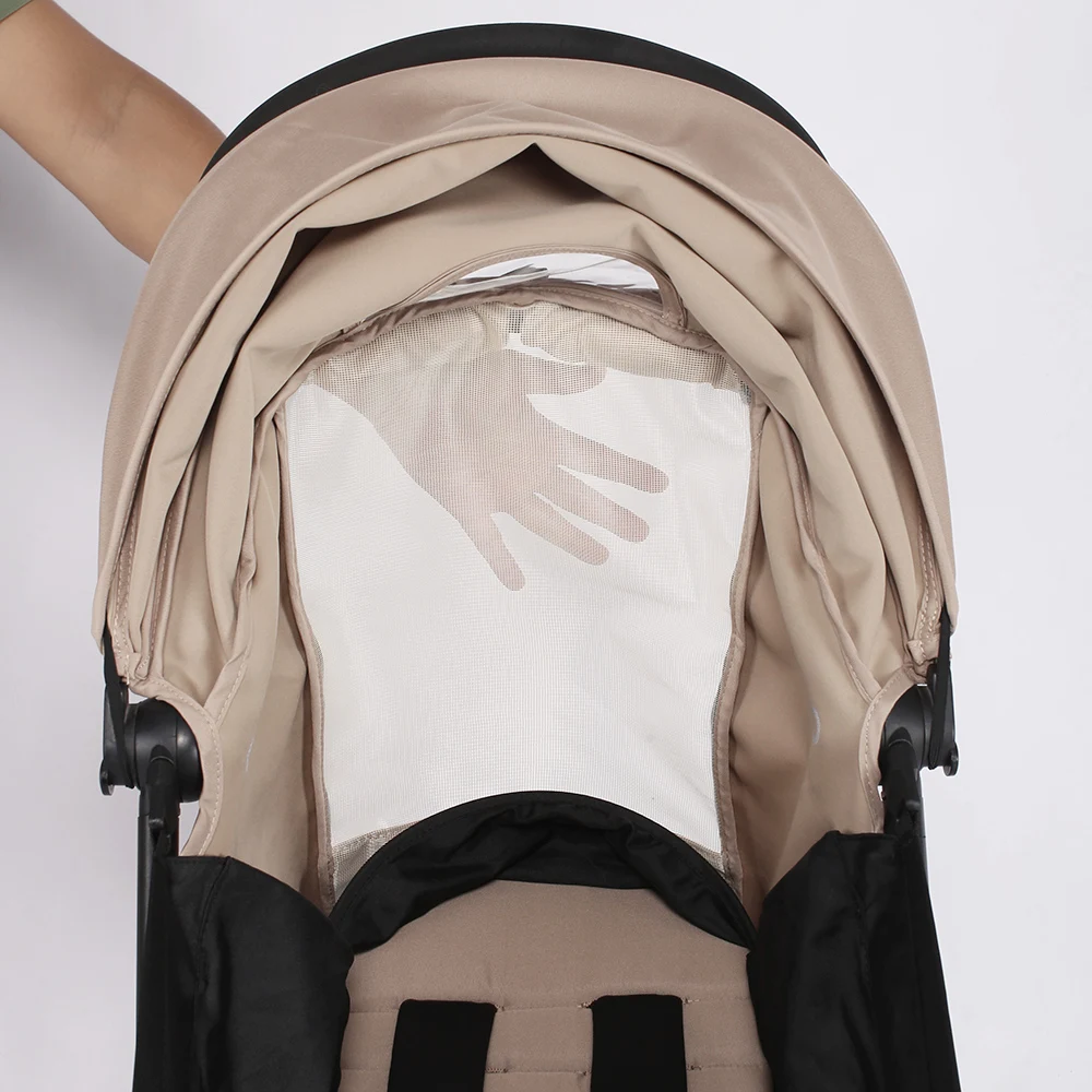 175° 2pcs/Set Sunshade&Cushion Thickening Breathable Canopy UPF50+ Cotton Mattress Yoyo/Yoyo2/Yoya Stroller Replacement Parts
