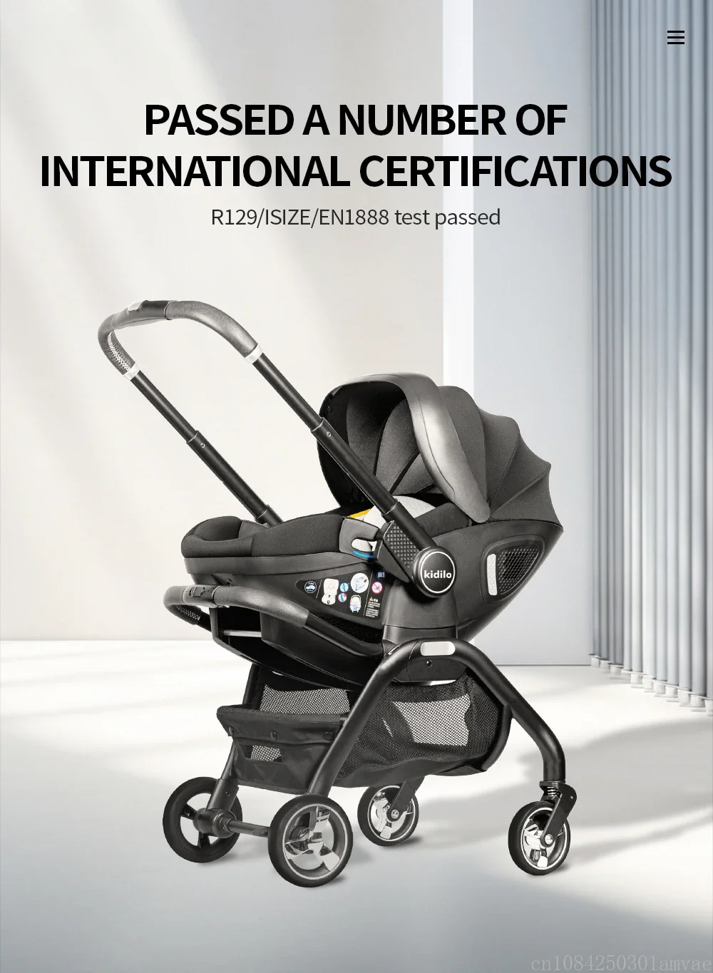 NEW Baby Stroller 3in1 Newborn Portable Child Car Seat Luxury Baby Stroller multifunctionalBaby Carriage two-way EU stock