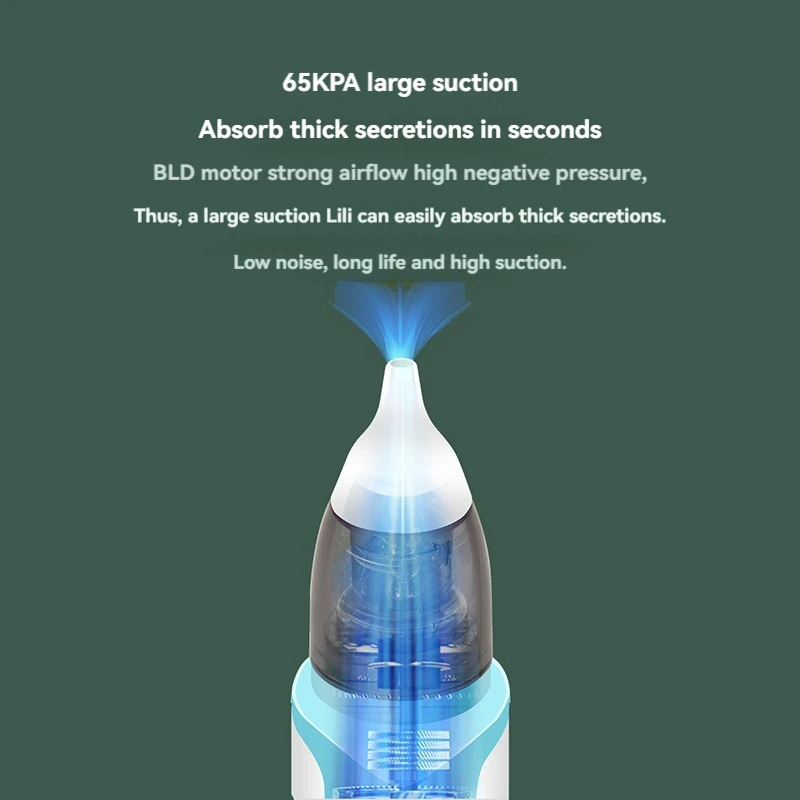 2025 New Pattern Baby Electric Nasal Aspirator for Newborn Charging Version Suction Tool to Prevent Nasal Congestion