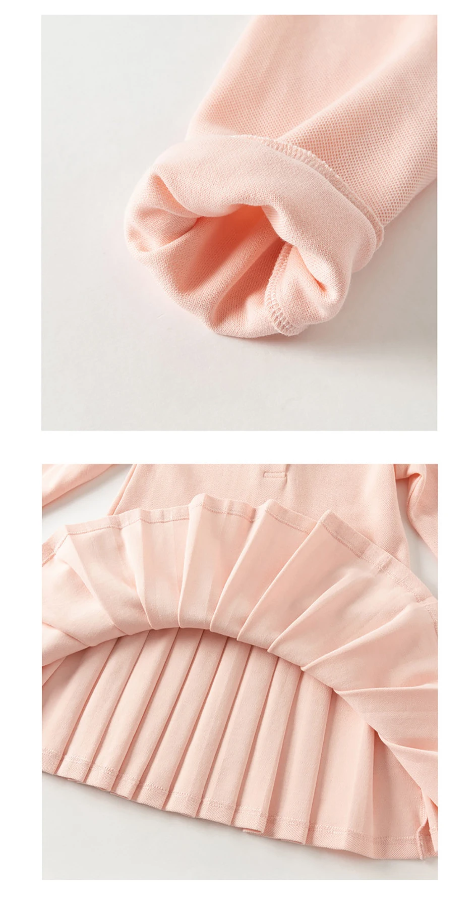 Dave Bella Autumn Girl Baby Princess Dress Casual Sweet Cute College Style Kids Polo Long sleeved Dress Party Gentle DB3254962