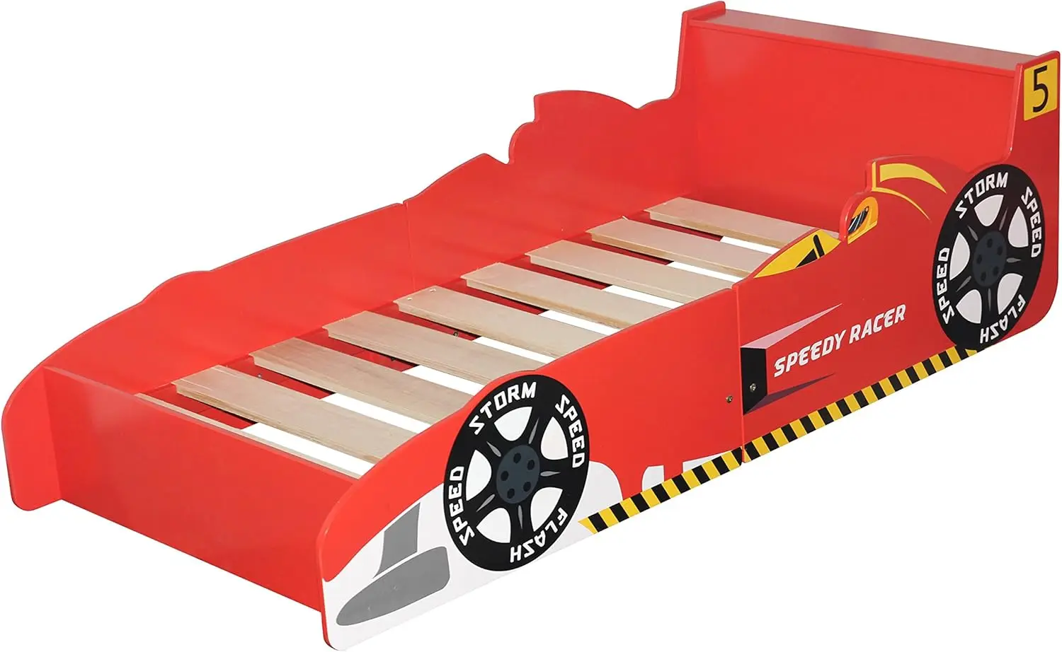 Mcc Direct Racing Car Junior Bed Toddler Kids Bed - mattress not included