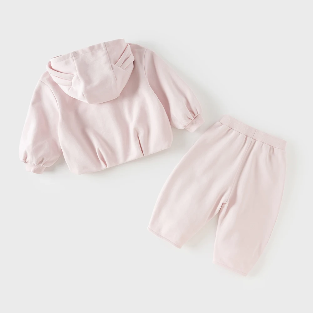 Dave Bella Girls Coat Trousers Suits Spring Autumn Top+Pant Two-piece Set Kids Casual Cute Outerwear Children Clothing DB1261022