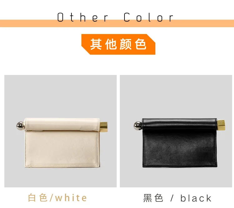 Fashion Roll Edge Foldable Clutch Bag 2026 New Large Metallic Silver Evening Party Ladies Shoulder Handbag