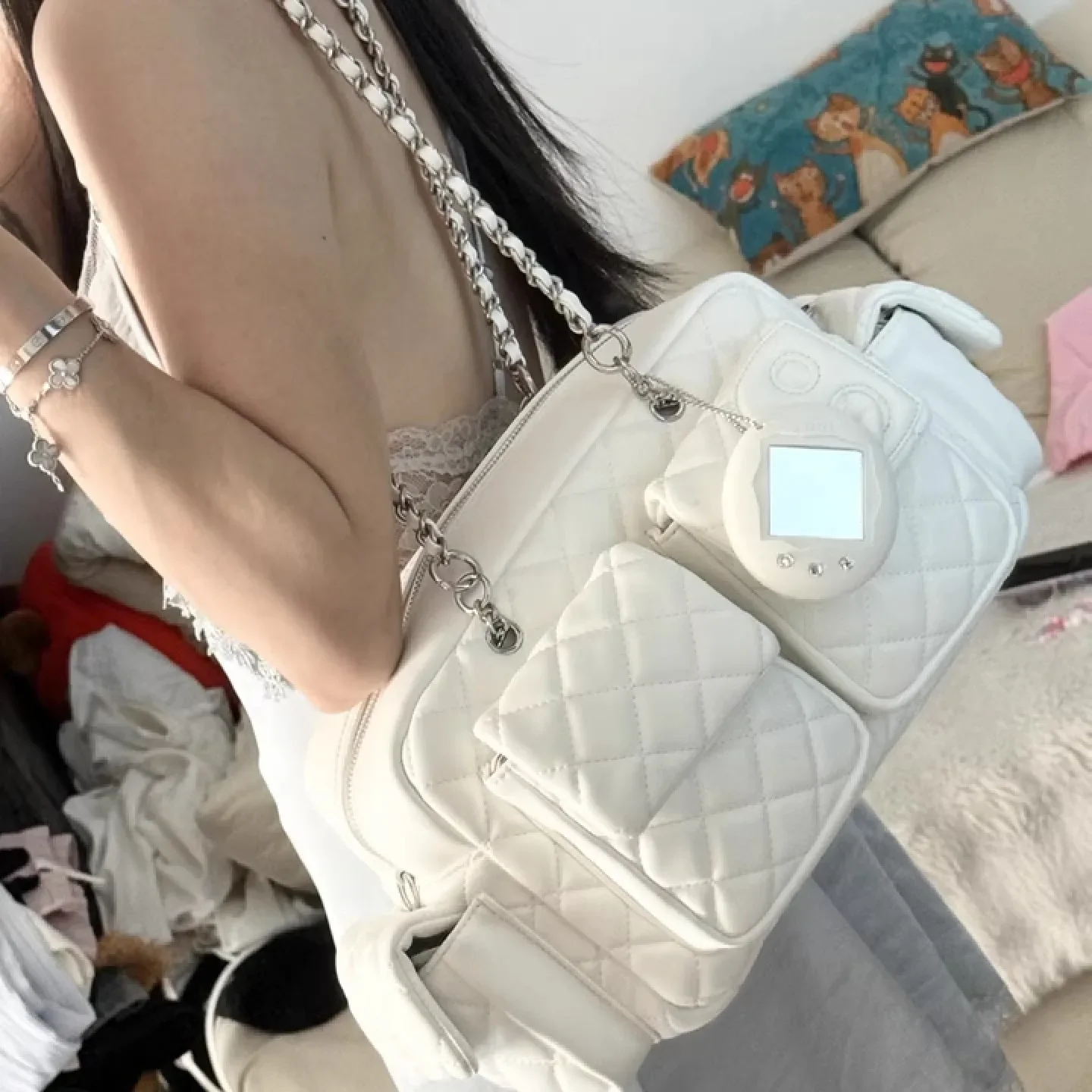 Trendy Design Diaper Bag Crossbody Handbag for Ladies Luxury Brand Solid Color Satchel Best Superstar Show Casual Chic