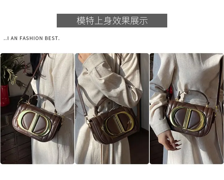 Sophisticated Diaper Bag Women's Leather Crossbody Bag Luxury Vintage Tote Minimalist Designer Large Capacity Elegant