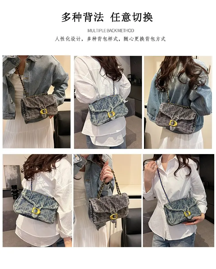 Stylish Simple Letter Logo Diaper Bag Casual Fashionable Leather Crossbody Bag Large Capacity For Women Commuter