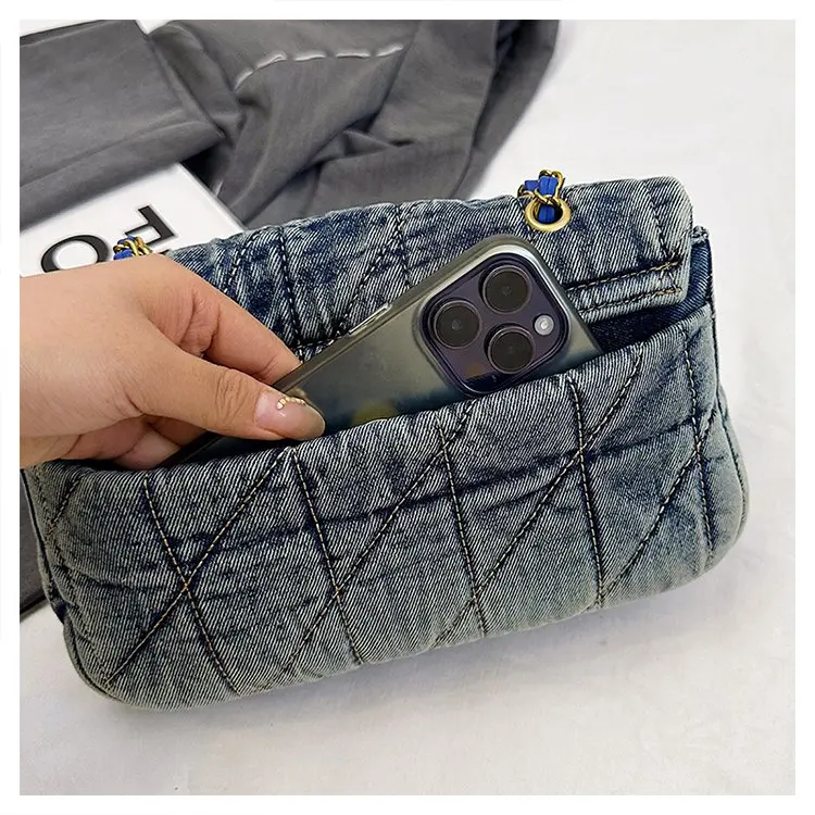 Stylish Simple Letter Logo Diaper Bag Casual Fashionable Leather Crossbody Bag Large Capacity For Women Commuter