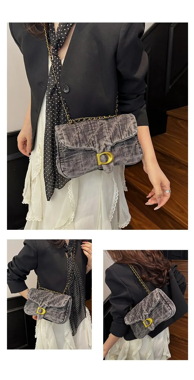 Stylish Simple Letter Logo Diaper Bag Casual Fashionable Leather Crossbody Bag Large Capacity For Women Commuter