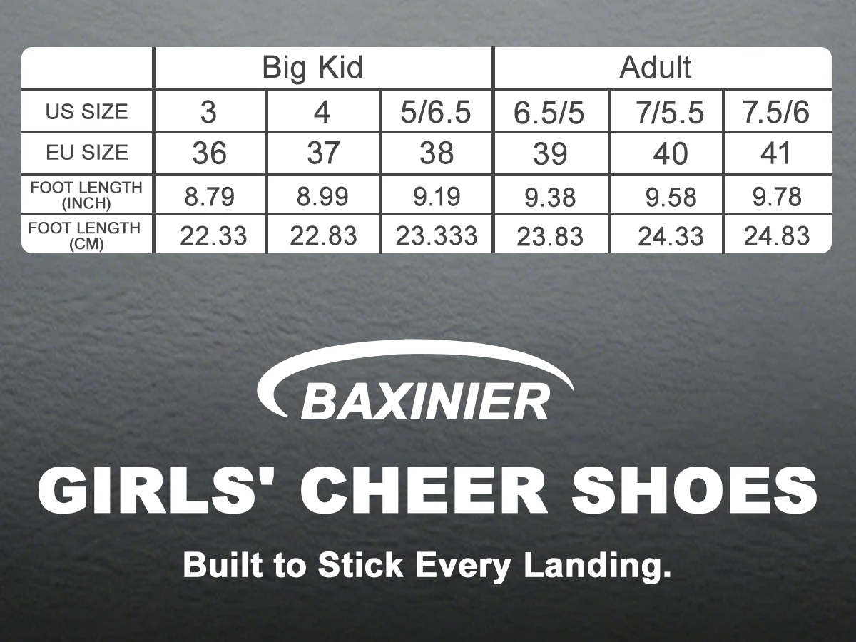 BAXINIER Black High Top Cheer Shoes for Youth Girls Boys Cheerleading Sneakers Ankle Support Breathable Mesh Hook Loop Closure Soft Insole Anti-Slip Rubber Outsole Athletic Training Dance