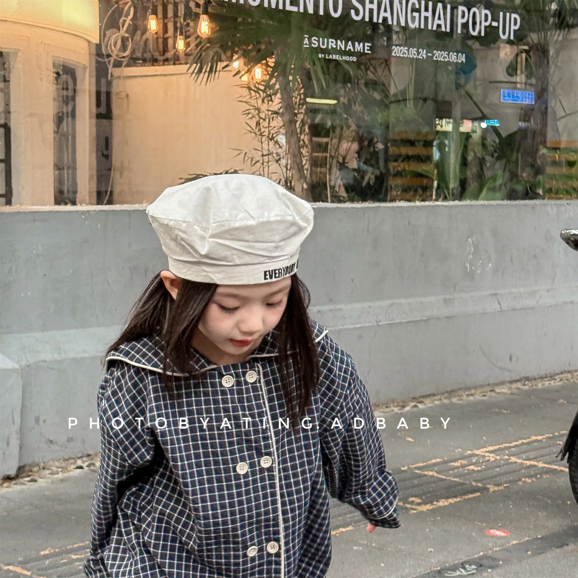 2026 Autumn New Girls Plaid Shirts Children Long Sleeve Tops Baby Girl Large Lapel Cotton Linen Blouse Kids Casual Tops