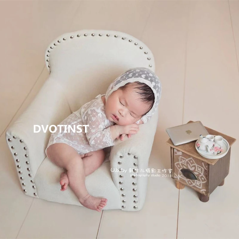 Newborn Photography Props for Baby Posing Mini Posing Sofa Arm Chair Pillow Fotografia Accessories Studio Shooting Photo Props
