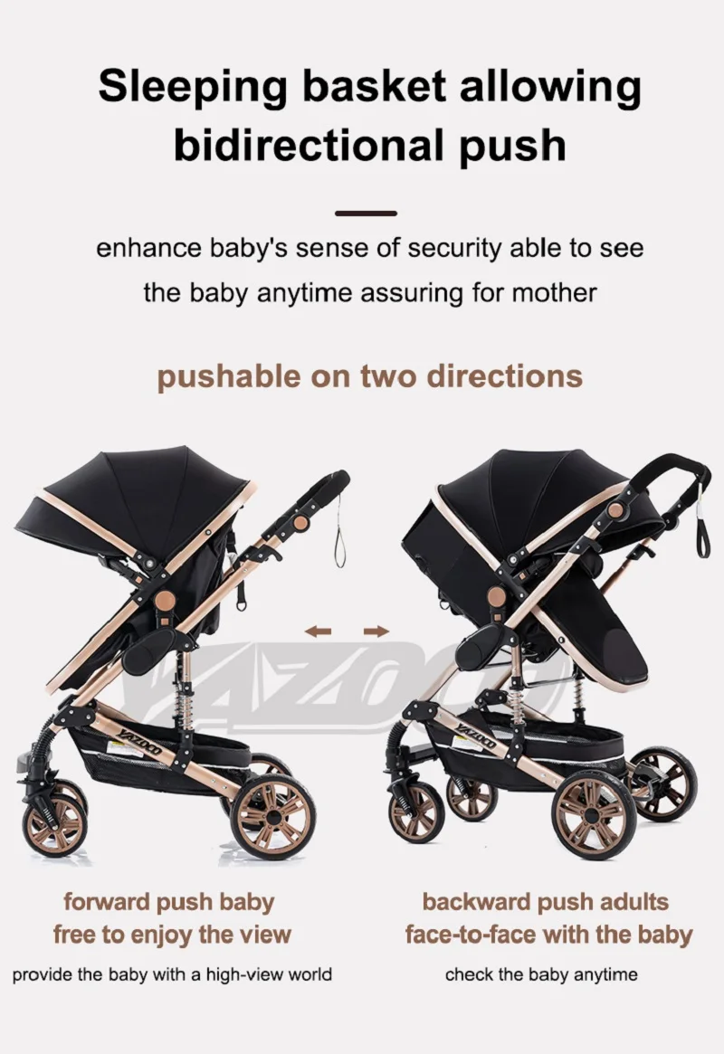 3‑in‑1 Polished Functional Infant Pushchair, Reversible Seat Module, Height‑Boosted View Chassis, Effortless One‑Step Collapsible Build, Weather‑Adaptive Padding System For Baby City Strolls And Indoor Leisure Time
