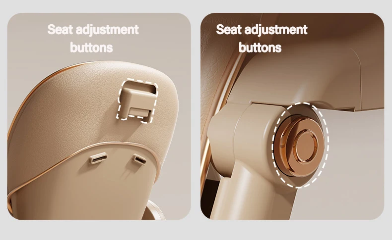 Baby High Chair Baby Dinner Table Chair Multi Functional Five-point Safety Belt Double Protection Baby High Chair