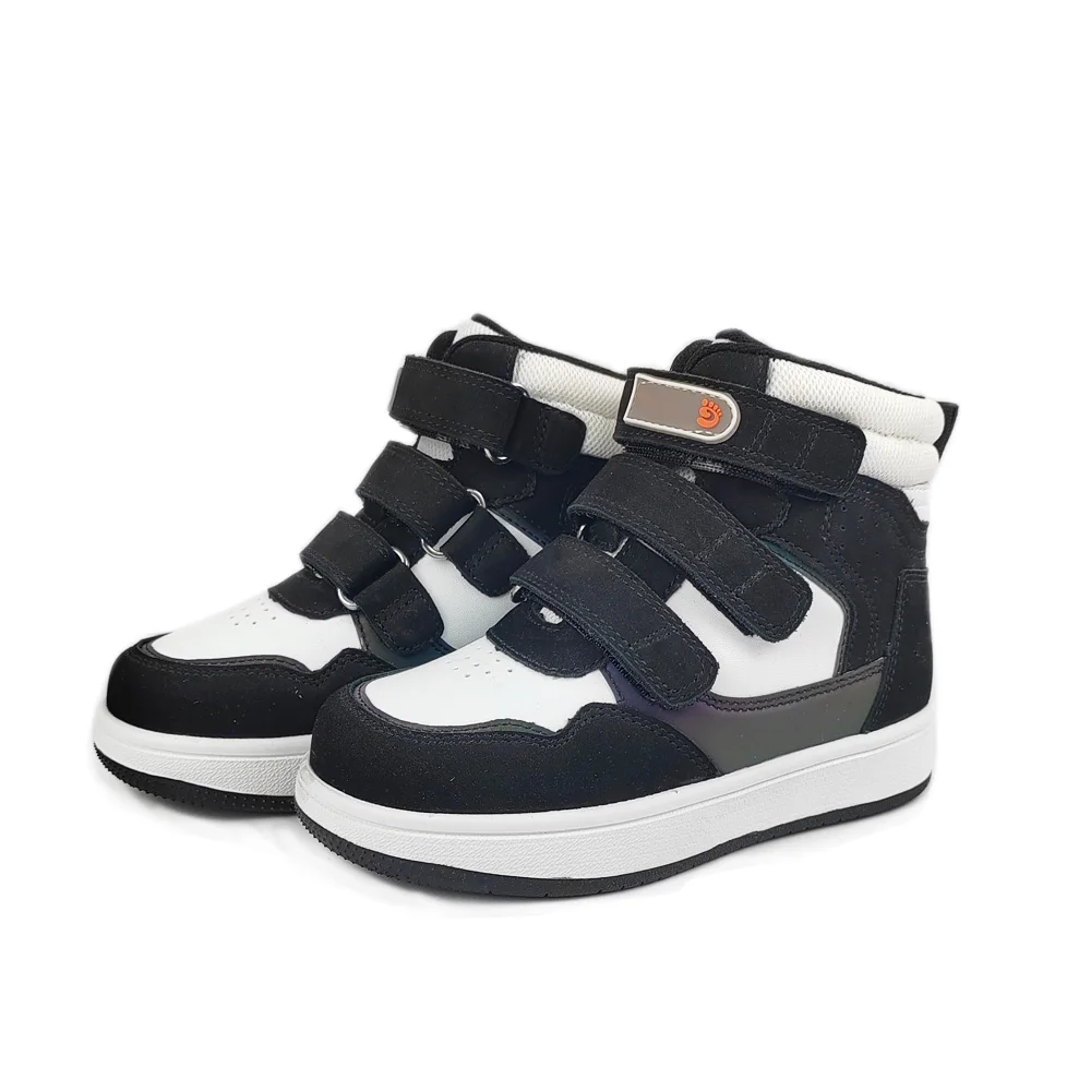Ortoluckland Children Boys Sneakers Orthopedic Shoes For Kid  Lenther Toddler Running Trainer Footwear With Ankle Support