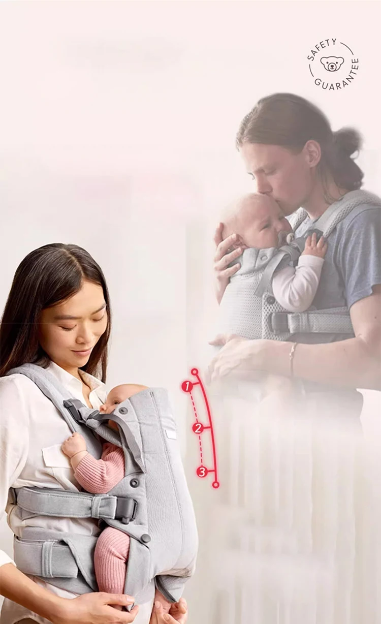 BabyBjorn Baby Carrier in 3D Mesh | Ergonomic 3-in-1 Design Supporting Newborns and Toddlers (7-40 Pounds)