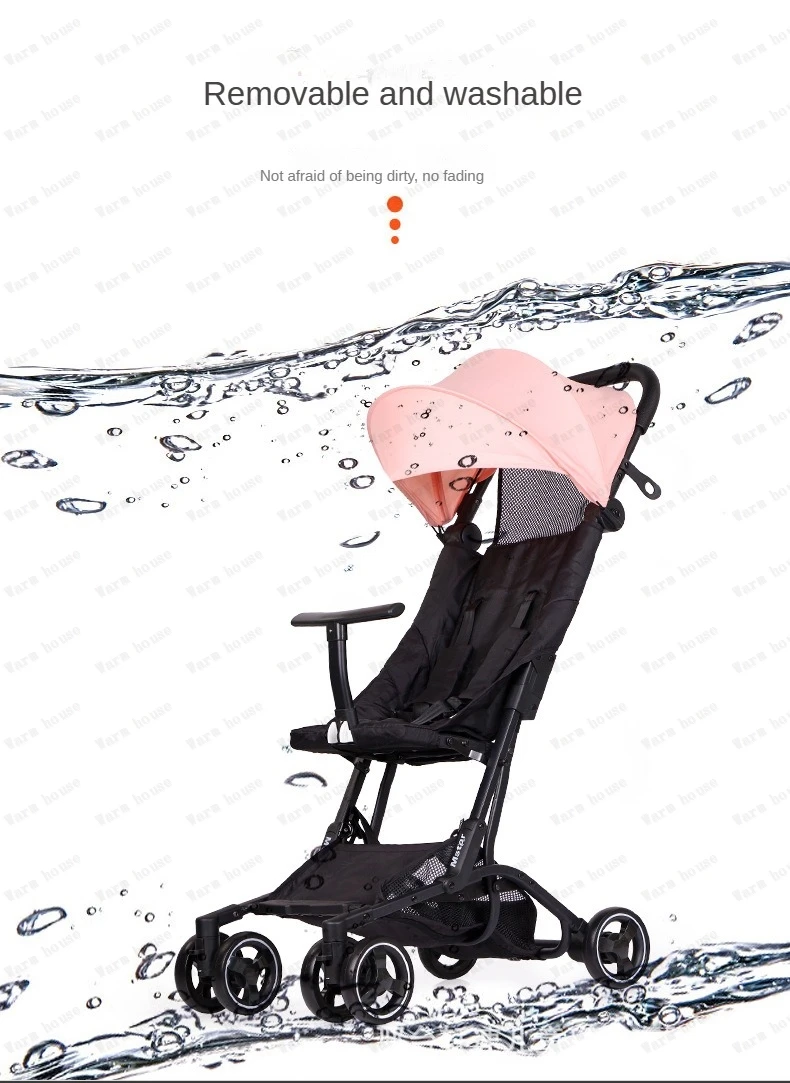 lightweight folding stroller Can sit or lie down Simple portable high landscape baby umbrella stroller Children's stroller