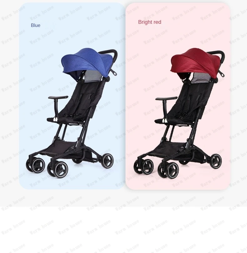 lightweight folding stroller Can sit or lie down Simple portable high landscape baby umbrella stroller Children's stroller