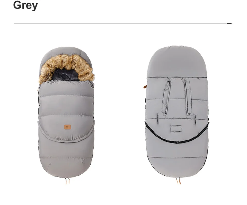 Stroller Sleeping Bag Winter Universal Pram Footmuff Removable Warm Thicker Bassinets Sleepsack For Newborns Baby Accessories