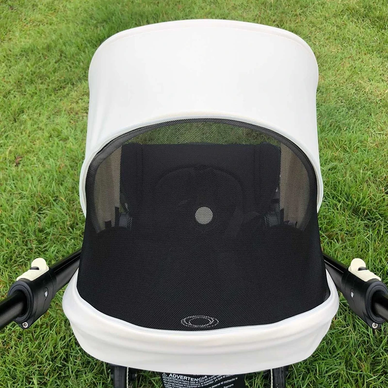 Bee Buggy Sun Canopy For Bugaboo Bee3 Bee5 Stroller Sunshade Awning Textile with Mesh Window Expandable Baby Cart Roof