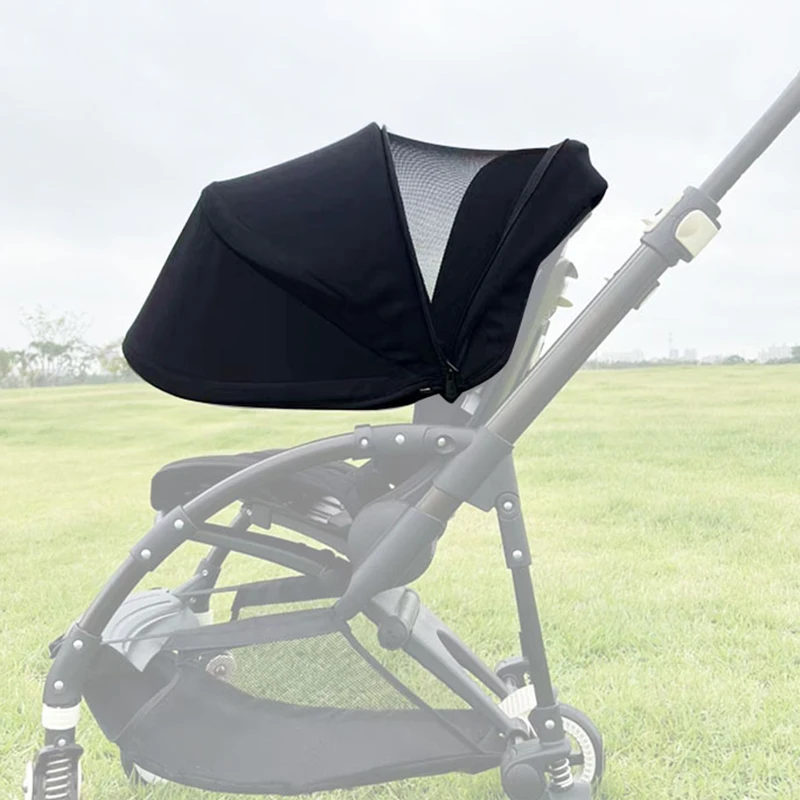 Bee Buggy Sun Canopy For Bugaboo Bee3 Bee5 Stroller Sunshade Awning Textile with Mesh Window Expandable Baby Cart Roof