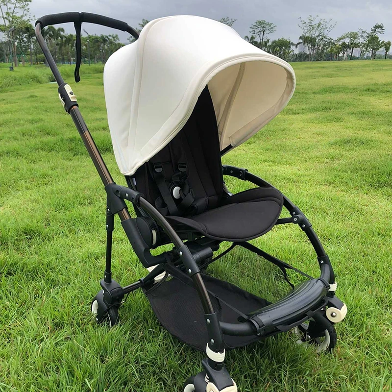Bee Buggy Sun Canopy For Bugaboo Bee3 Bee5 Stroller Sunshade Awning Textile with Mesh Window Expandable Baby Cart Roof