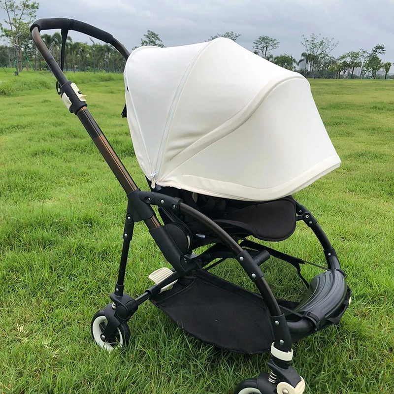 Bee Buggy Sun Canopy For Bugaboo Bee3 Bee5 Stroller Sunshade Awning Textile with Mesh Window Expandable Baby Cart Roof