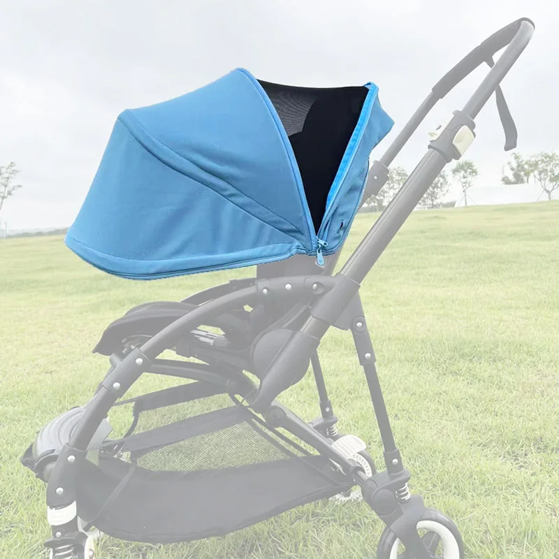 Bee Buggy Sun Canopy For Bugaboo Bee3 Bee5 Stroller Sunshade Awning Textile with Mesh Window Expandable Baby Cart Roof