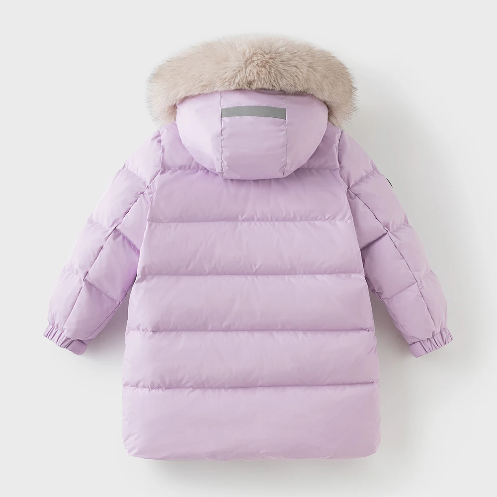 Dave Bella Girls Boys Thicken Down Parka Jacket Children Winter Warm Hooded Down Coats Waterproof Outwear Clothes DK4254239