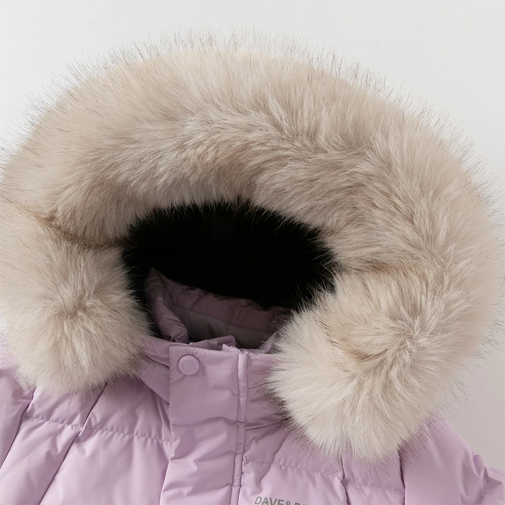 Dave Bella Girls Boys Thicken Down Parka Jacket Children Winter Warm Hooded Down Coats Waterproof Outwear Clothes DK4254239