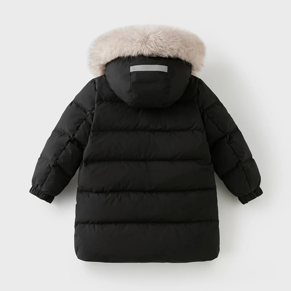 Dave Bella Girls Boys Thicken Down Parka Jacket Children Winter Warm Hooded Down Coats Waterproof Outwear Clothes DK4254239