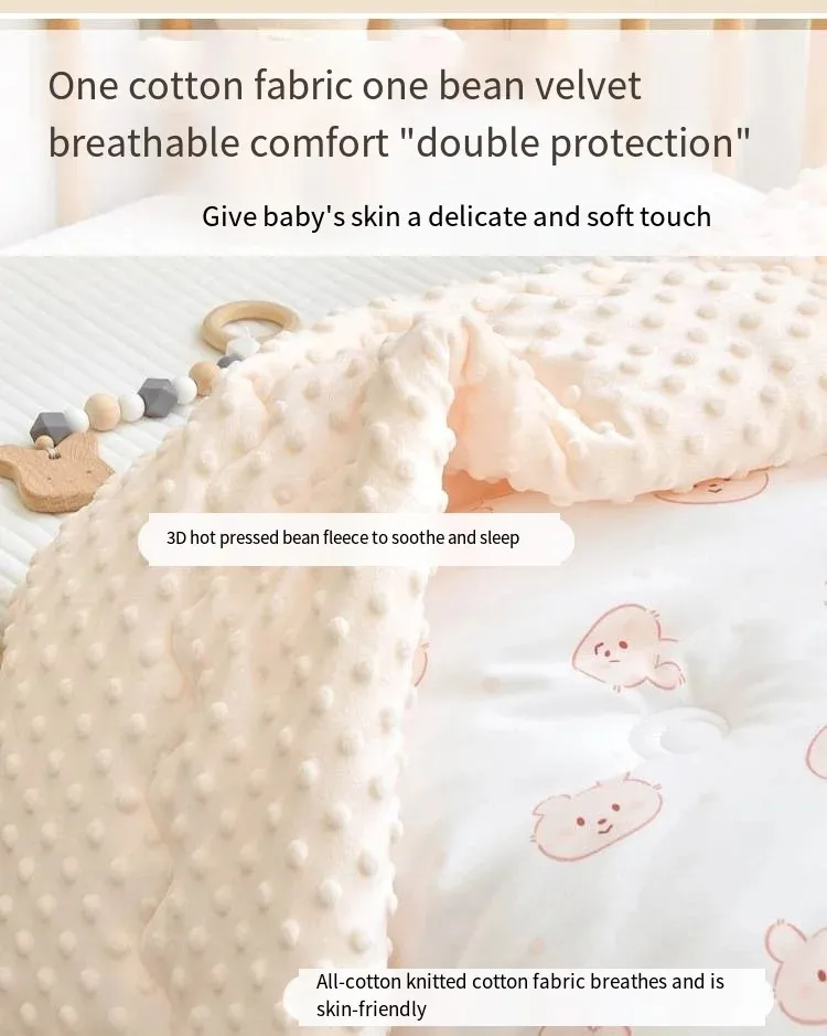 Baby Cotton Quilt Embroidered Air Conditioner Comfortable Cover Quilt Four Seasons Universal Baby Quilt Free Shiping