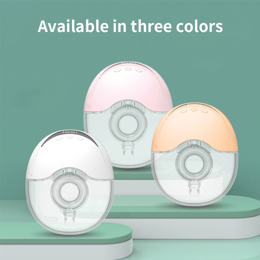 2PCS Hands Free Breast Pump Wearable Electric Breast Pump Lightweight with LED Display 4 Modes & 12 Levels Electric Breast Pump