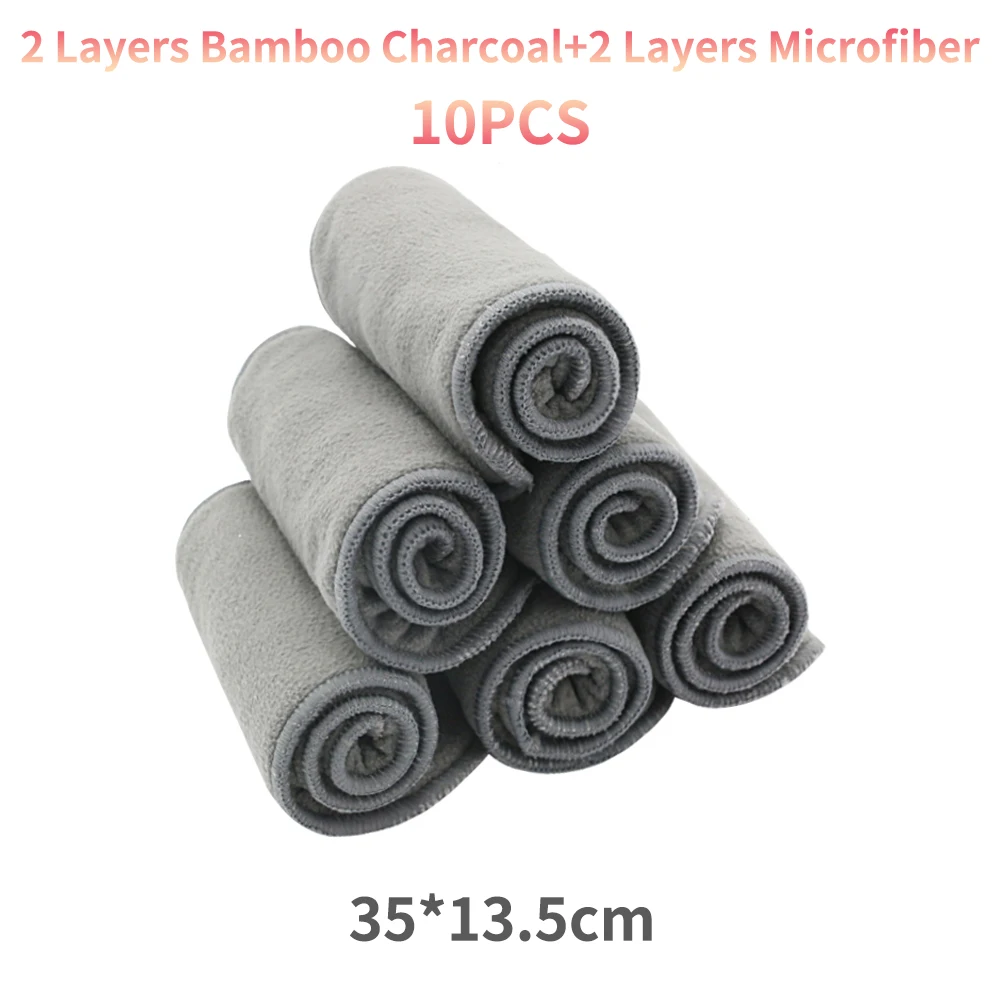 Elinfant all kinds of diaper inserts bamboo cotton microfiber bamboo charcoal hemp cotton breathable for all OS diapers covers