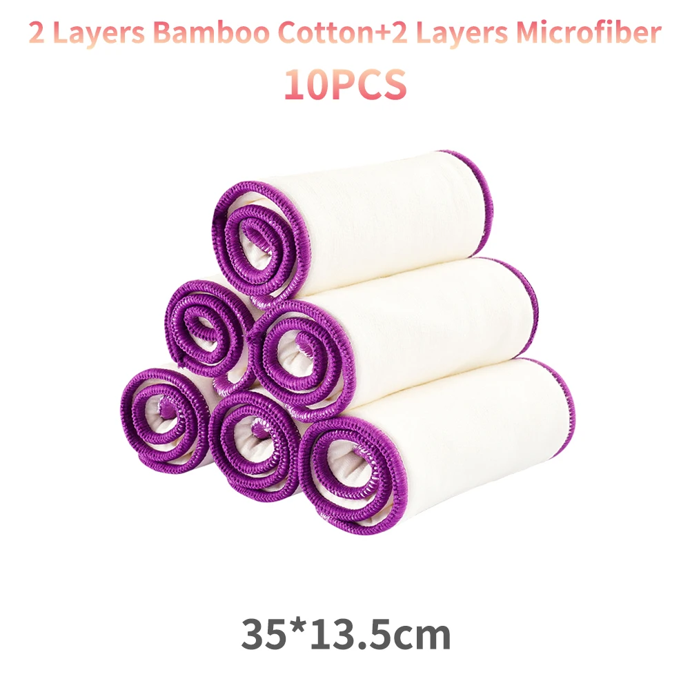 Elinfant all kinds of diaper inserts bamboo cotton microfiber bamboo charcoal hemp cotton breathable for all OS diapers covers