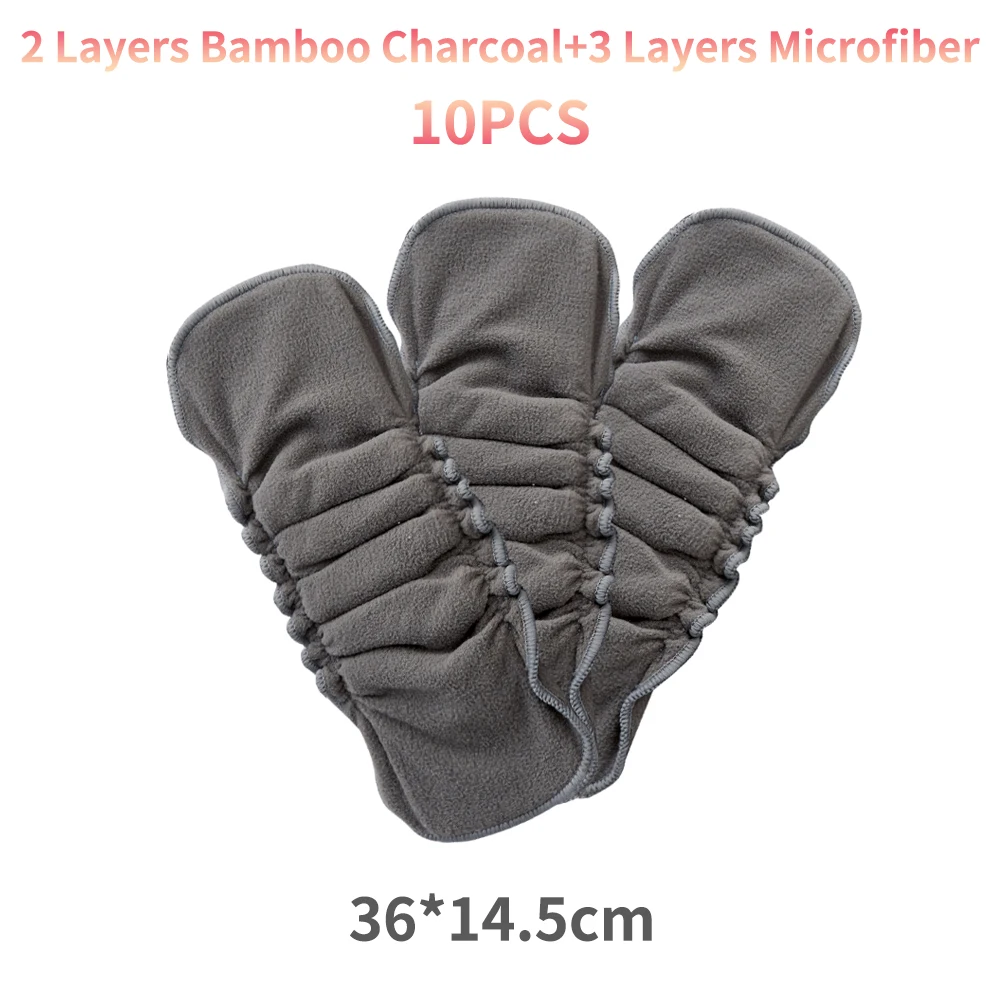 Elinfant all kinds of diaper inserts bamboo cotton microfiber bamboo charcoal hemp cotton breathable for all OS diapers covers