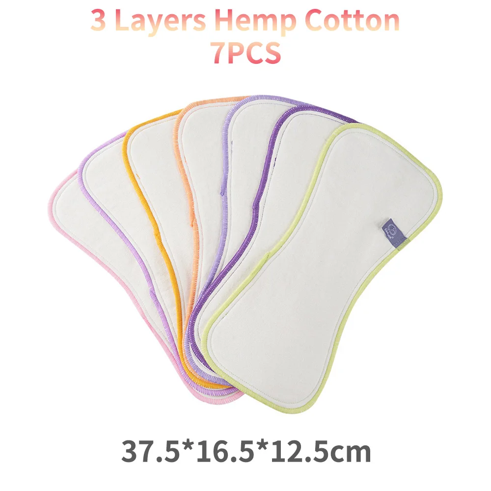 Elinfant all kinds of diaper inserts bamboo cotton microfiber bamboo charcoal hemp cotton breathable for all OS diapers covers