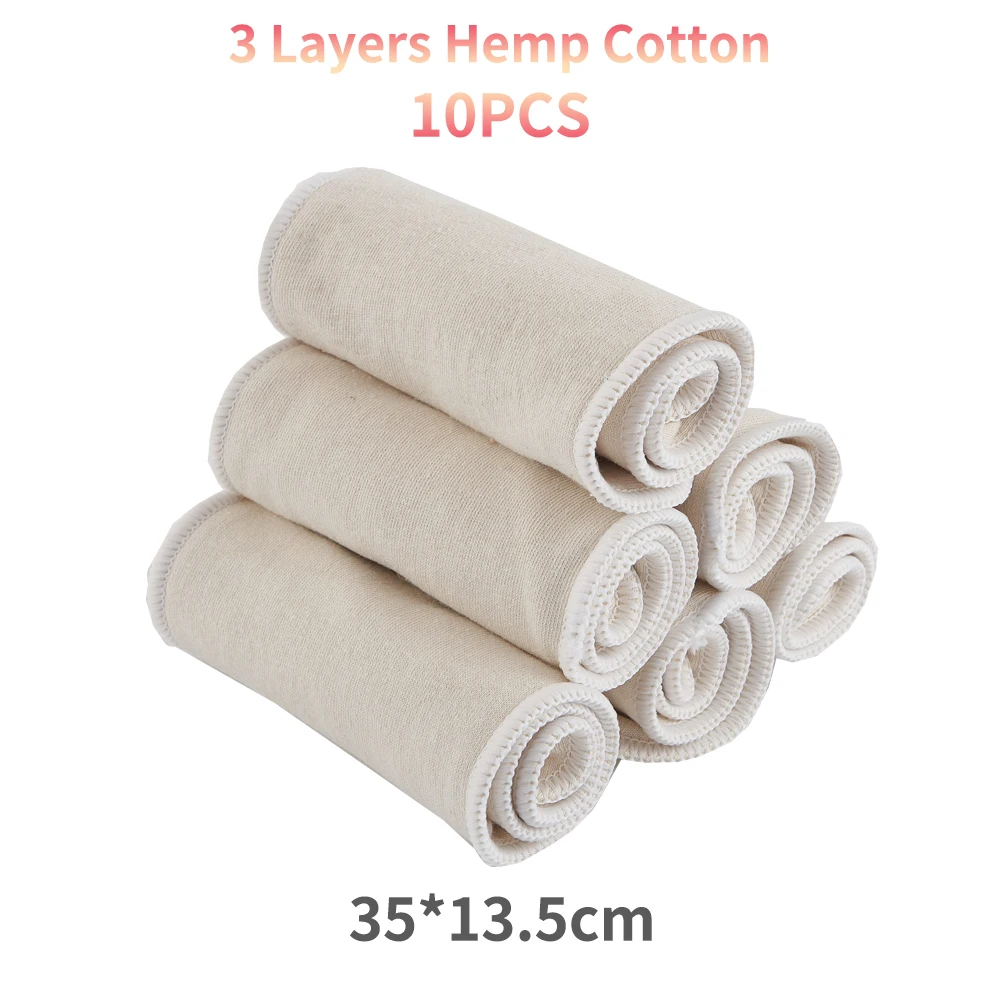 Elinfant all kinds of diaper inserts bamboo cotton microfiber bamboo charcoal hemp cotton breathable for all OS diapers covers