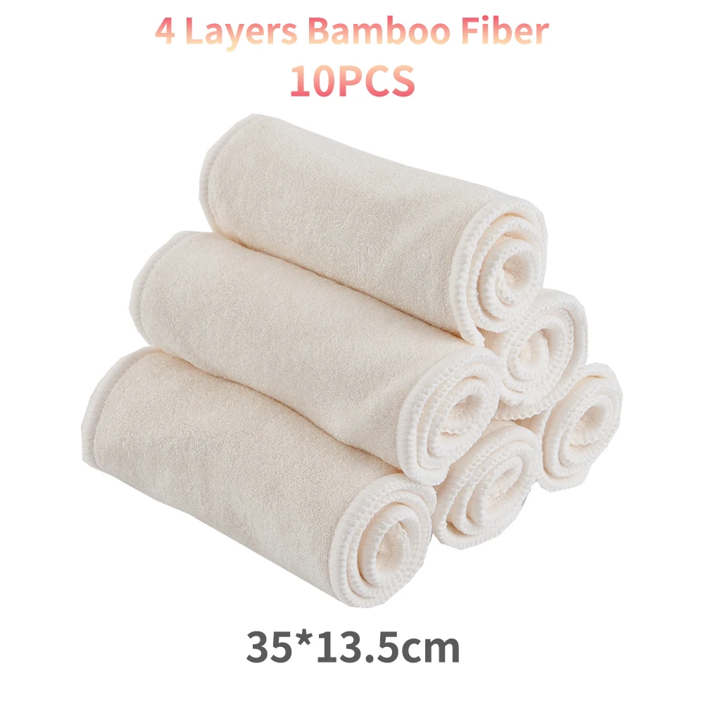 Elinfant all kinds of diaper inserts bamboo cotton microfiber bamboo charcoal hemp cotton breathable for all OS diapers covers