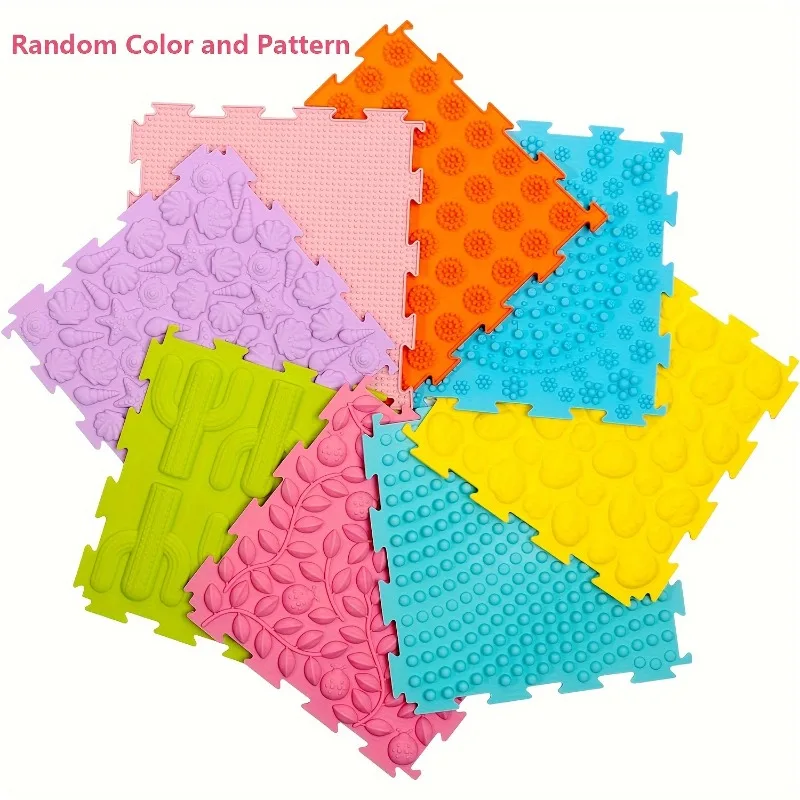 Early Childhood Sensory Integration Training Touchpad Baby Early Development Activity Mat Crawling Training Color Cognition