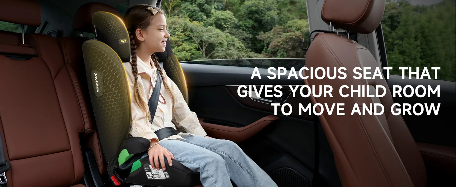 Jovikids LEON All-Round Protection High Back Booster Seat – i-Size, 100-150cm, for Infant & Child