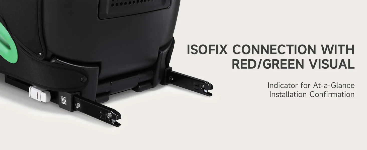 Jovikids LEON All-Round Protection High Back Booster Seat – i-Size, 100-150cm, for Infant & Child