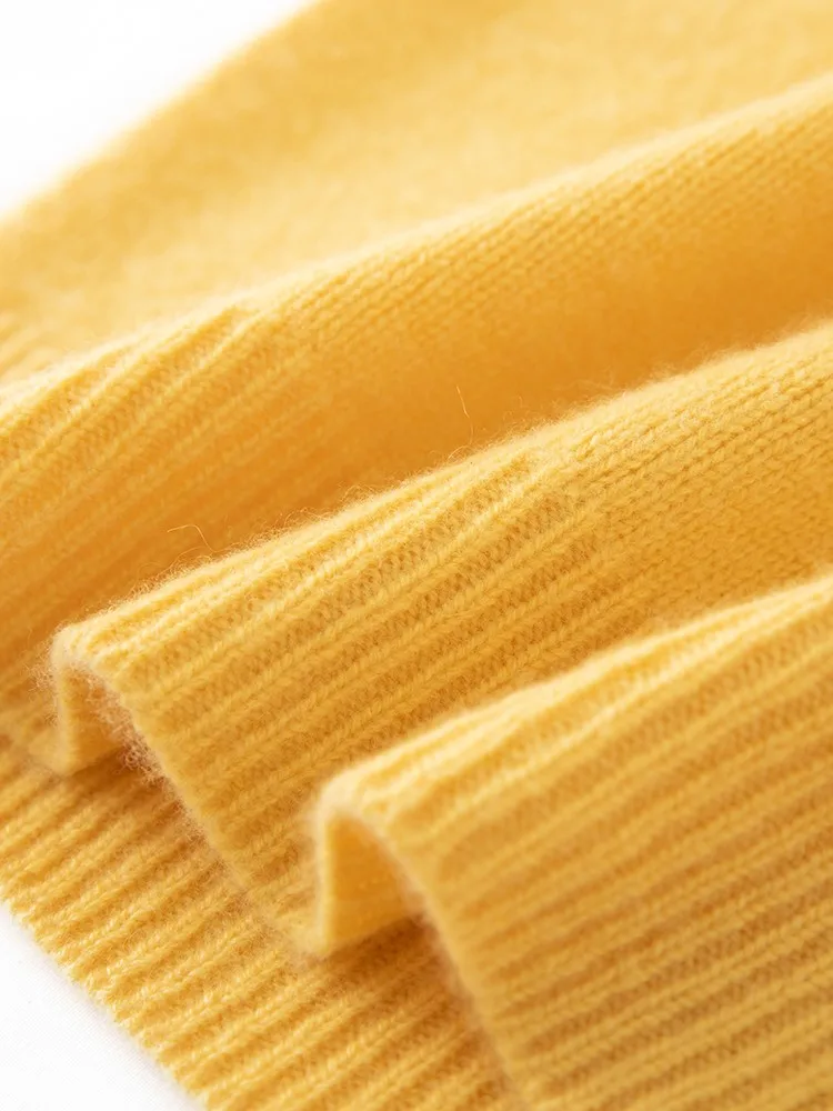 Children's Wool Sweater Pullover Autumn Winter Girls Boys Basic Mock Neck 100% Merino Wool Knitwear Kids Cashmere Thick Clothing