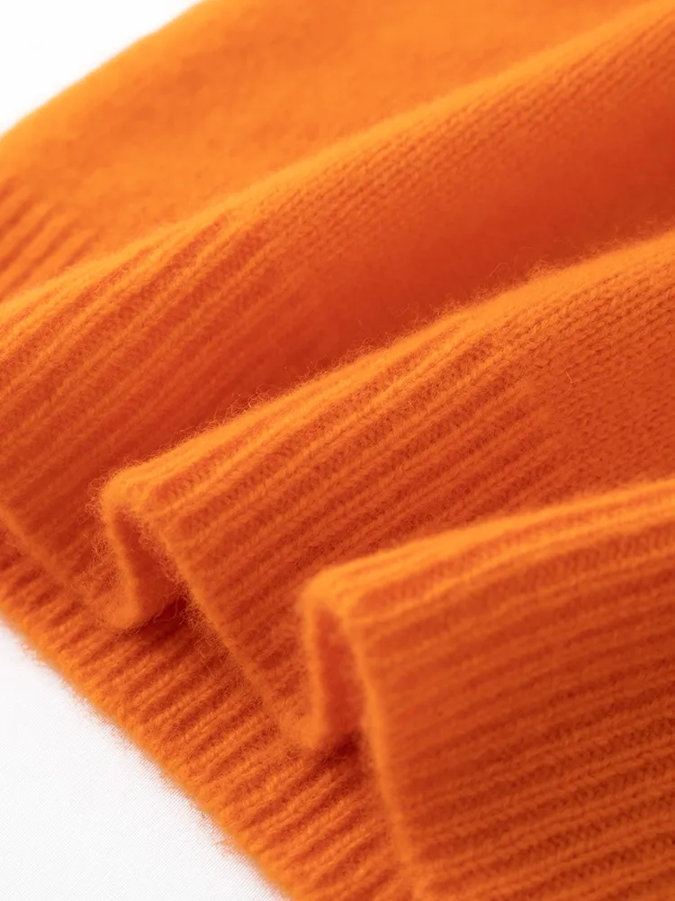 Children's Wool Sweater Pullover Autumn Winter Girls Boys Basic Mock Neck 100% Merino Wool Knitwear Kids Cashmere Thick Clothing
