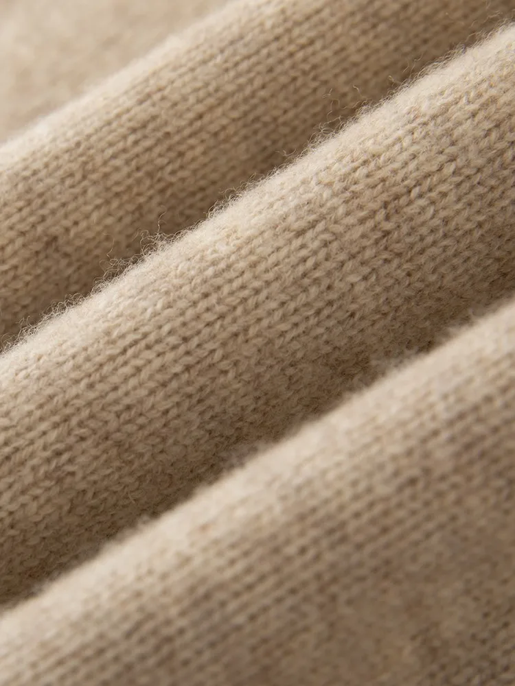 Children's Wool Sweater Pullover Autumn Winter Girls Boys Basic Mock Neck 100% Merino Wool Knitwear Kids Cashmere Thick Clothing