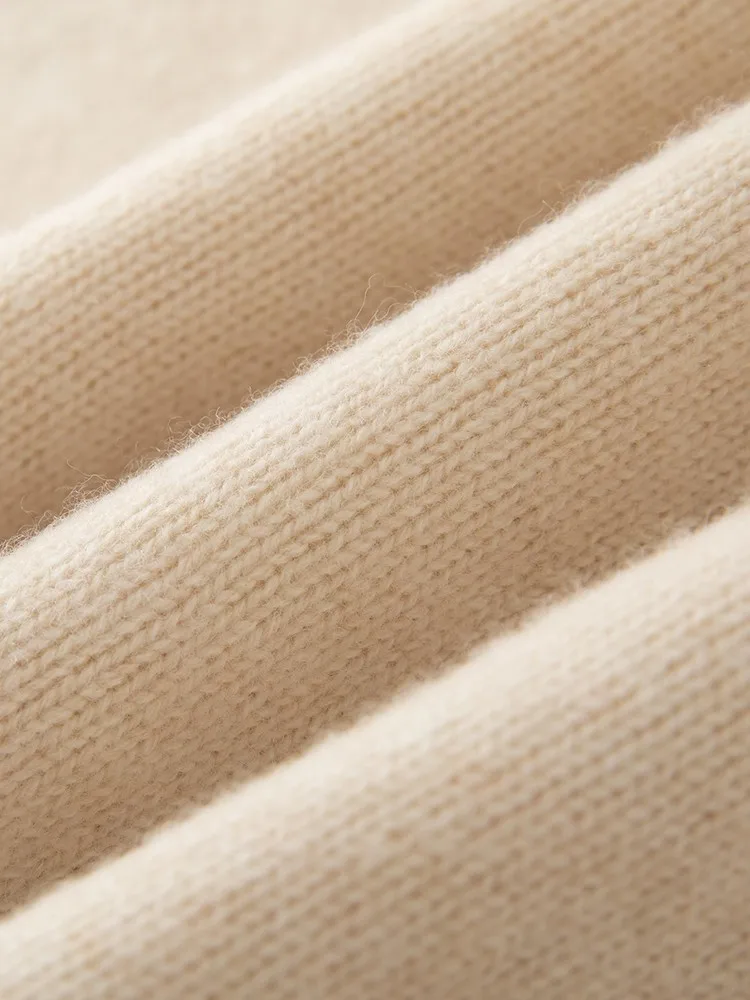 Children's Wool Sweater Pullover Autumn Winter Girls Boys Basic Mock Neck 100% Merino Wool Knitwear Kids Cashmere Thick Clothing