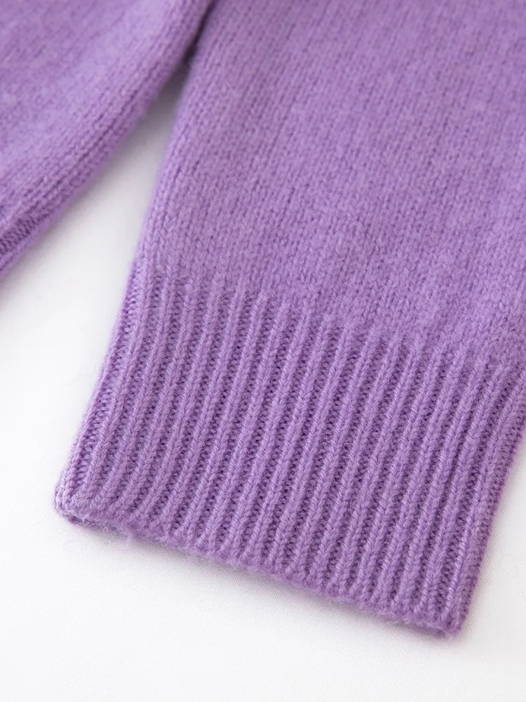 Children's Wool Sweater Pullover Autumn Winter Girls Boys Basic Mock Neck 100% Merino Wool Knitwear Kids Cashmere Thick Clothing