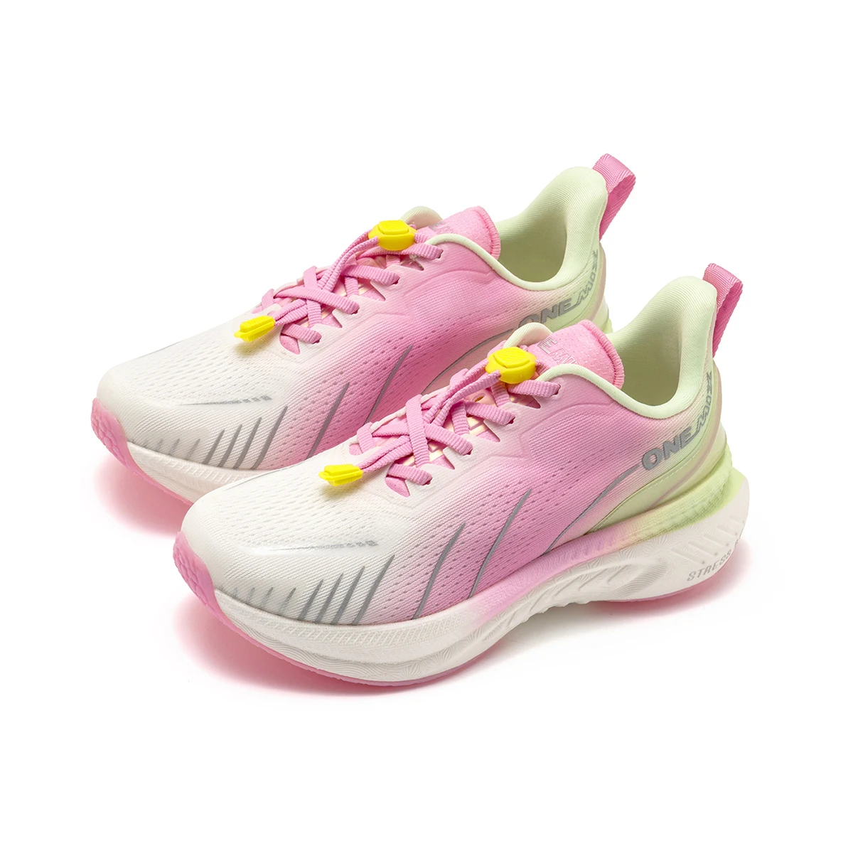 ONEMIX Waterproof Shock-Absorbing Children Sports Shoes Lightweight Breathable Soft Elastic Comfortable Male Students Girls